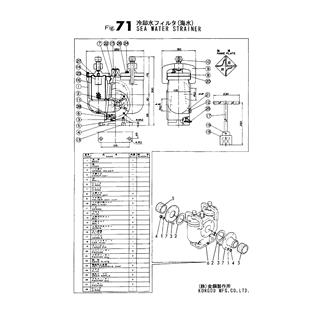 FIG 71. SEA WATER STRAINER