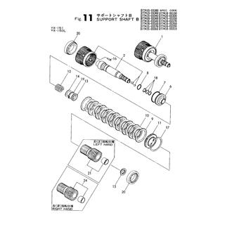 FIG 11. SUPPORT SHAFT B(YX-151,YX-150L)