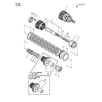 FIG 10. SUPPORT SHAFT(B)(YX-180L)