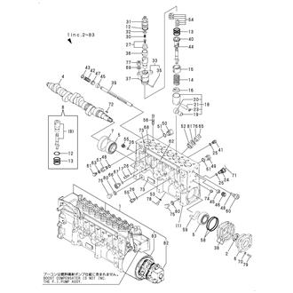 FIG 85. FUEL INJECTION PUMP(L-SIDE,W/DAMPING VALVE)(PREVIOUS)