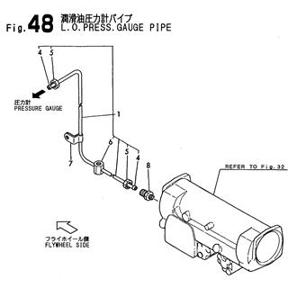 FIG 48. LUB. OIL PRESS. GAUGE PIPE