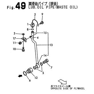 FIG 49. LUB. OIL PIPE(WASTE OIL)