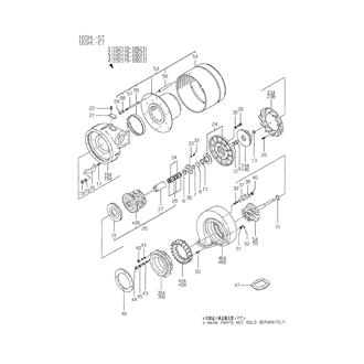FIG 31. PARTS OF RU150 TURBOCHARGER