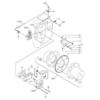 FIG 21. (9B)ELECTRONIC TROLLING(ROTATION PICKUP DEVICE & SUB PLATE)