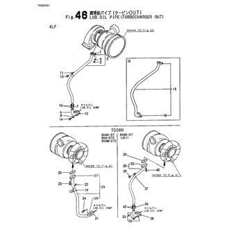 FIG 46. LUB.OIL PIPE(TURBOCHARGER OUT)