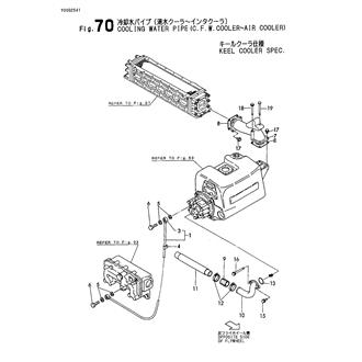 FIG 70. COOLING WATER PIPE(C.F.W.COOLE