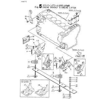 FIG 5. MOUNTING FOOT & ENGINE LFTER