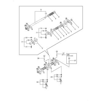 FIG 13. SUC./EXH. VALVE ROCKER ARM