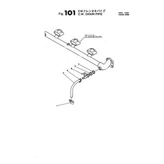 FIG 101. C.W.DRAIN PIPE