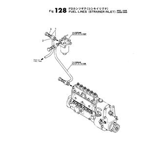 FIG 128. FUEL LINES(STRAINER INLET)