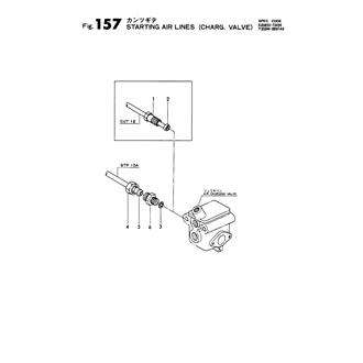 FIG 157. STARTING AIR LINES(CHARG.VALVE)