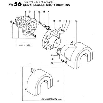 FIG 56. REAR FLEXIBLE SHAFT COUPLING