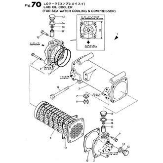 FIG 70. LUB.OIL COOLER