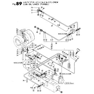 FIG 89. LUB.OIL PIPE(TURBO.)(XR)