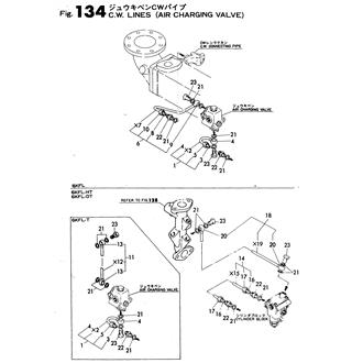 FIG 134. C.W.PIPE(AIR CHARGING VALVE)