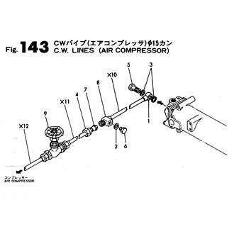 FIG 143. C.W.PIPE(AIR COMPRESSOR)