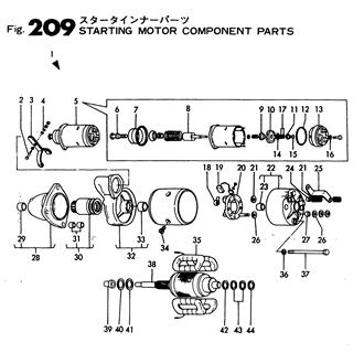 FIG 209. STARTER COMPONENT PART