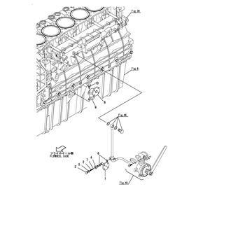 FIG 104. (47C)LUB.OIL PIPE(SEMI-DRY,WING PUMP)