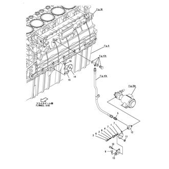FIG 105. (47D)LUB.OIL PIPE(SEMI-DRY,MOTOR PUMP)