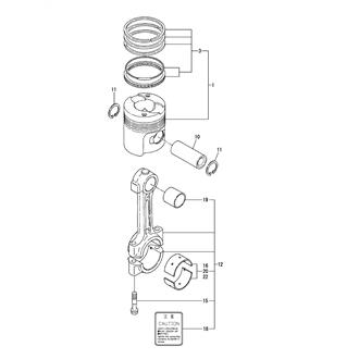 FIG 17. PISTON & CONNECTING ROD