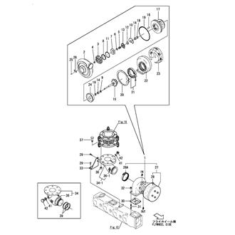 FIG 14. EXHAUST BEND & TURBINE