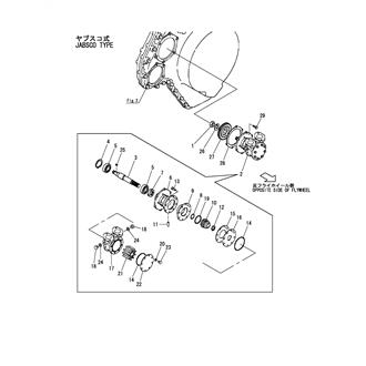 FIG 28. COOLING PUMP(SEA WATER)(JABSCO)