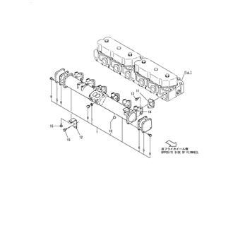 FIG 12. EXHAUST MANIFOLD