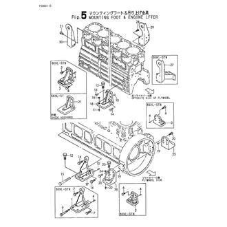 FIG 5. MOUNTING FOOT & ENGINE LIFTER