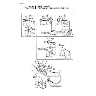 FIG 141. INSTRUMENT PANEL(CELF STARTING