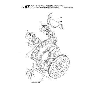 FIG 67. STARTING MOTOR(XL)(OPTIONAL PART)