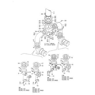 FIG 17. EXHAUST BEND & PIPE