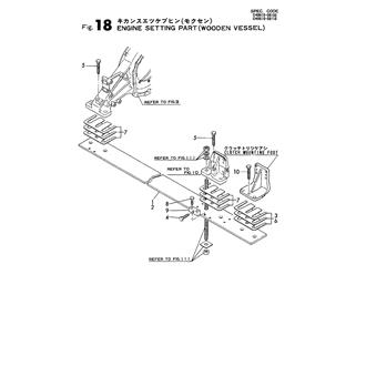 FIG 18. ENGINE SET PART(WOODEN VESSEL)