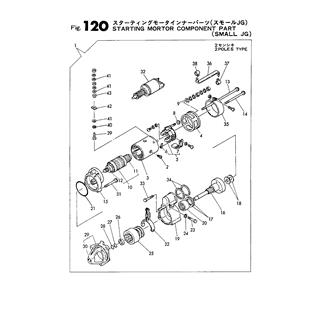 FIG 120. STARTING MOTOR COMPONENT PART(