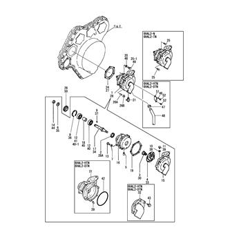 FIG 29. COOLING PUMP(SEA WATER)(CENTRIFUGAL TYPE)