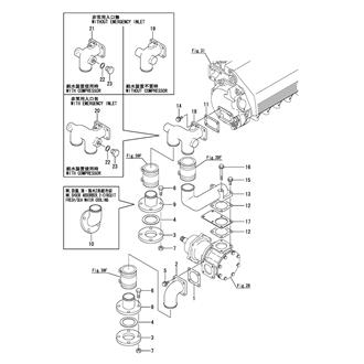 FIG 39. CSW PIPE(JABSCO PUMP TO CFW COOLER)(6HAL2-HTN/DTN)