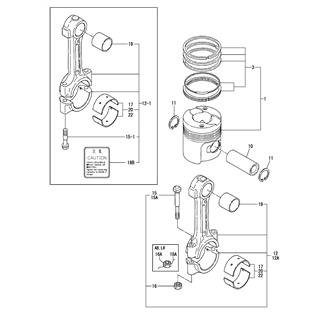 FIG 15. PISTON & CONNECTING ROD