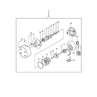 FIG 79. (13A)TURBINE(INNER PARTS)(MITSUBISHI TF07)