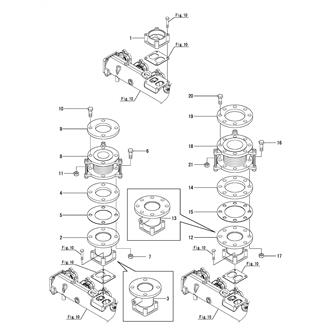 FIG 85. (13C)EXHAUST BELLOWS(DIRECT MOUNTING SPEC.)(6CHL-N)