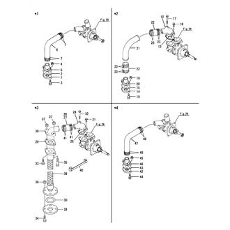 FIG 101. (33B)COOLING PIPE(SEA WATER)(PUMP INLET)(SHOCK ABSORBER SPEC.)(FROM NOV. 2006)