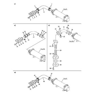 FIG 105. (33F)COOLING PIPE(SEA WATER)(L.O.COOLER OUTLET)(SHOCK ABSORBER)(FROM NOV. 2006)