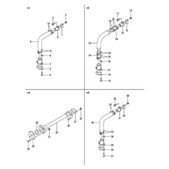 FIG 111. (33L)COOLING PIPE(SEA WATER)(EMERGENCY INLET)(SHOCK ABSORBER)(FROM NOV. 2006)