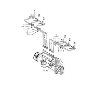 FIG 122. (42A)FUEL INJECTION PIPE(NK SPEC.)