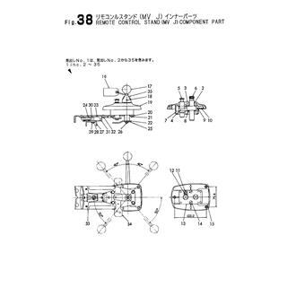 FIG 38. REMOTE CONTROL STAND(MV J)COMPONENT PARTS