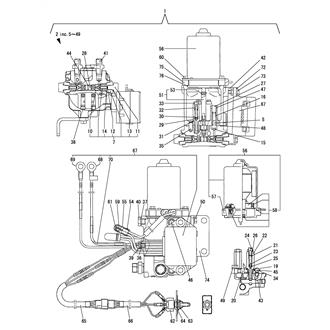 FIG 46. (20A)POWER UNIT(PU8A-1)(INNER PARTS)(FROM FEB. 2007)