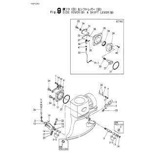 FIG 9. SIDE COVER(B)&SHIFT LEVER(B)