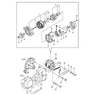 FIG 90. (48B)GENERATOR(DENSO:FROM JULY, 2012)(12V-55A)