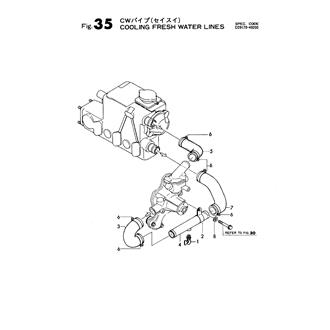 FIG 35. COOLING FRESH WATER LINES