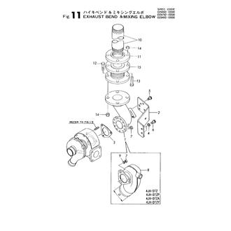 FIG 11. EXHAUST BEND & MIXING ELBOW