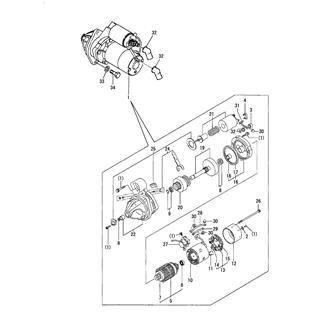 FIG 98. STARTING MOTOR(EARTH FLOAT TYPE)