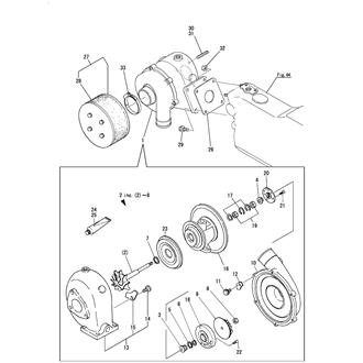 FIG 17. TURBOCHARGER(4LH-HT/HTZ/HTZAY)